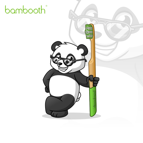 Toothbrush design with the title 'Mascot Design for bambooth'