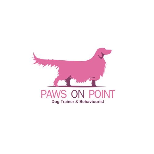 Trainer logo with the title 'Paws On Point'