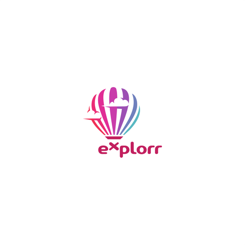 Explorer logo with the title 'Concept for Explorr Logo Project.'