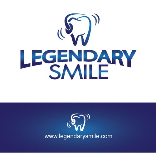 Headphone logo with the title 'Legendary Smile'