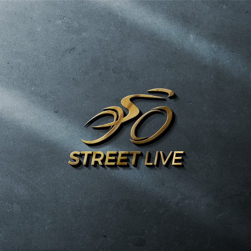 Cycle design with the title 'Logo design'