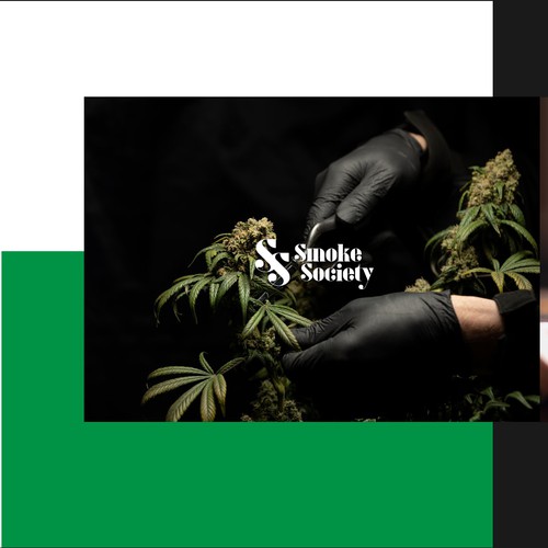 Ss logo with the title 'High-End Cannabis Club'