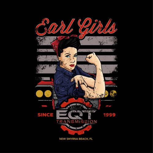 Car t-shirt with the title 'Earl Girls'