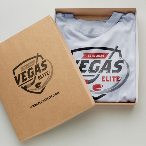 Hockey logo with the title 'Vegas Elite Logo'