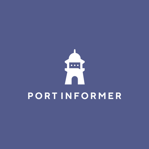 Port logo with the title 'Logo concept for Port Informer'
