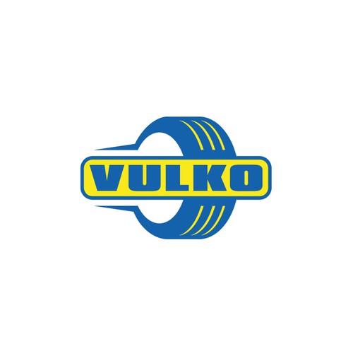 Service design with the title 'A modern classic logo for car service and tire store'