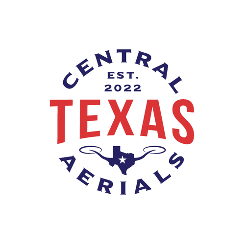 Texas logo with the title 'Central Texas Aerials Logo'