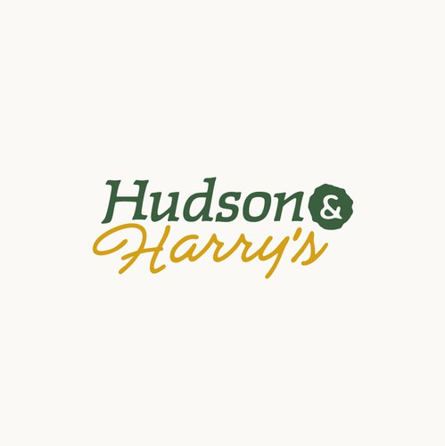 Cake logo with the title 'Hudson & Harry's '