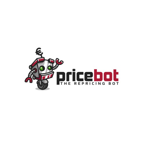 Money design with the title 'Pricebot'