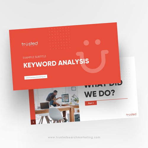 Chart design with the title 'Modern and Clean Powerpoint Template'
