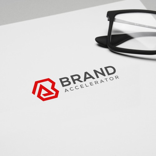 Communications brand with the title 'STRONG MARKETING LOGO DESIGN'