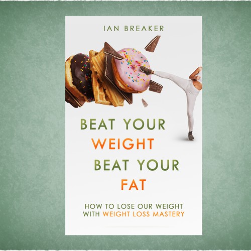 Weight-loss book cover with the title 'beat your weight'