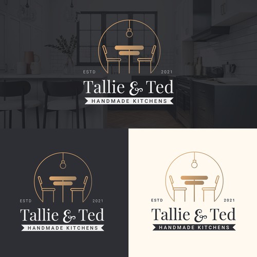 Kitchen furniture design with the title 'Logo Design for Kitchen Furniture'