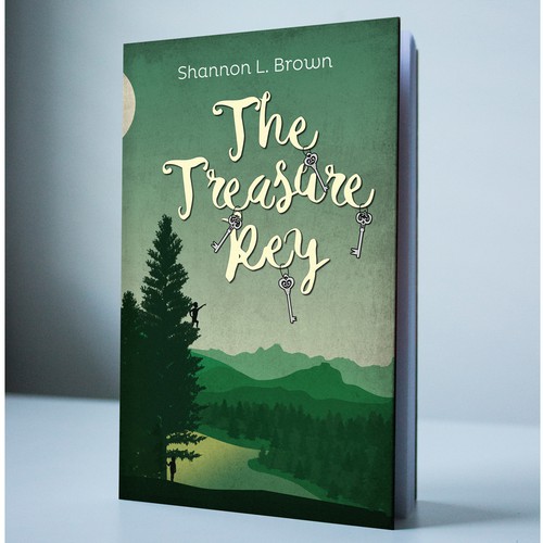 Kids book cover with the title 'The Treasure Key'