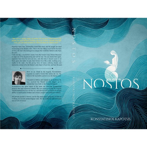 Greek design with the title 'Nostos'