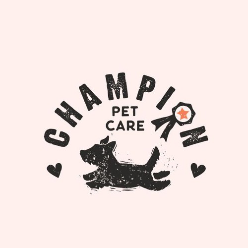 Dog brand with the title 'Champion Pet Care'