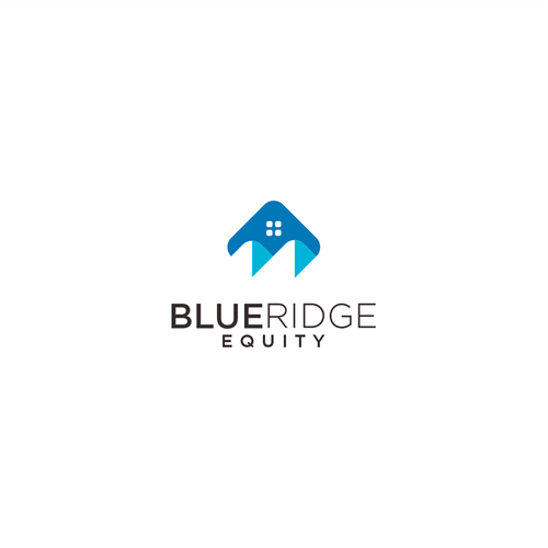 Window logo with the title 'Blue Ridge Mountain logo'
