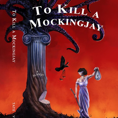Abstract design with the title 'To Kill A Mockingjay'