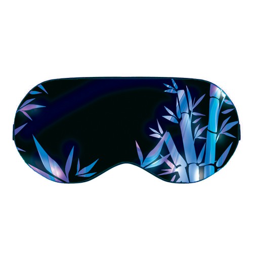 Bamboo design with the title 'Luxury silk eye mask design '