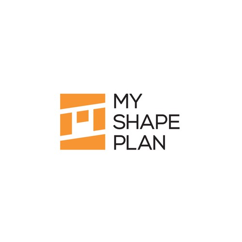 Plan logo with the title ''My Shape Plan' Logo Design'