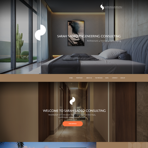 Architecture website with the title 'Architecture site'