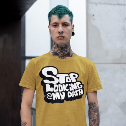 Typography shirt deals