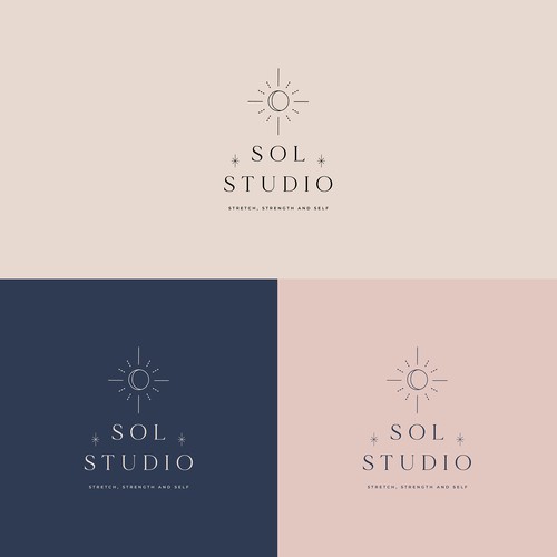 Well-being logo with the title 'Sol Studio logo design'