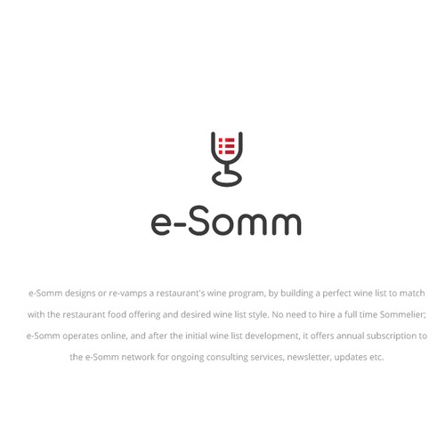 List design with the title 'e-Somm'