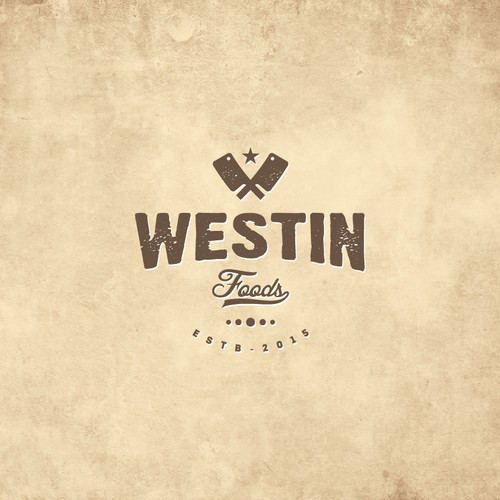 Butcher logo with the title 'Westin Food'