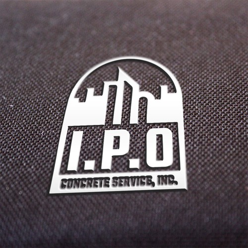 City brand with the title 'IPO CONCRETE SERVICE.INC'