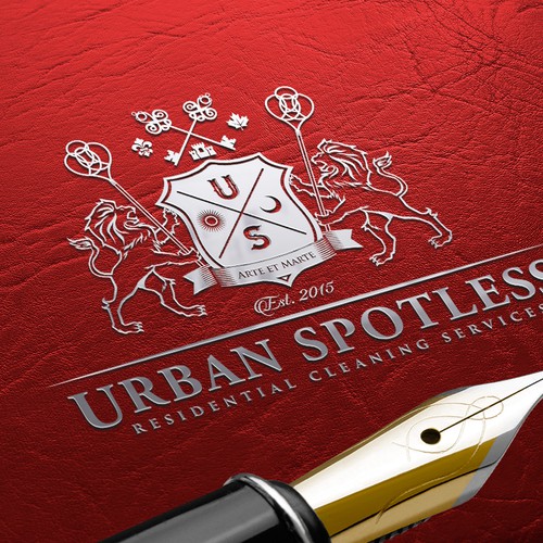 Lion brand with the title 'logo Cleaning and maintenance'