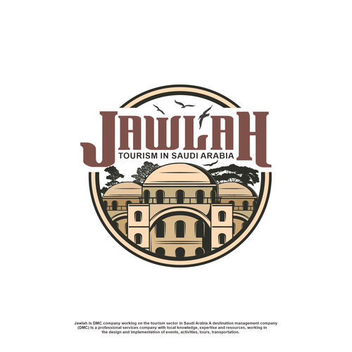 Egyptian logo with the title 'JAWLAH'