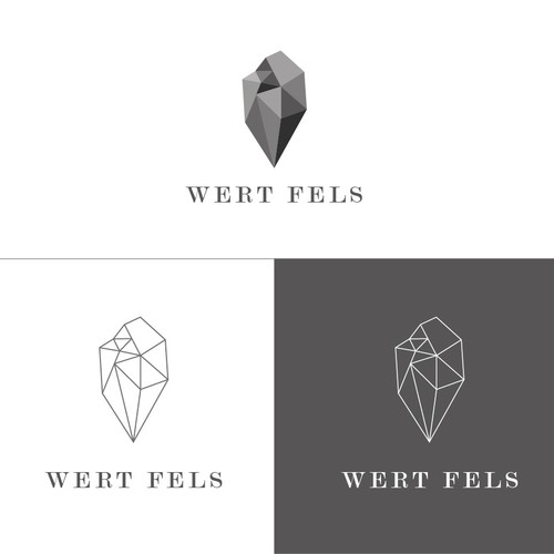 Corporate design logo with the title 'Strong Logo Design - solid as a  rock'