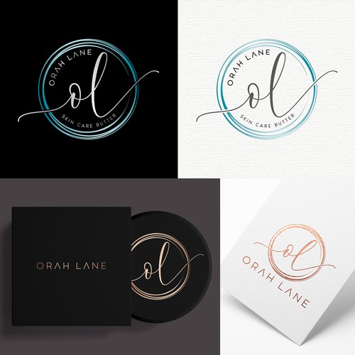 Natural product logo with the title 'ORAH LANE - CBD skin care company'