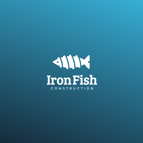 Iron design with the title 'iron fish'