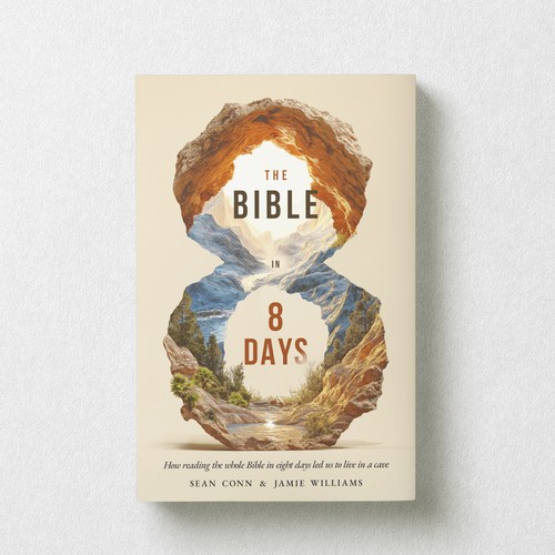 Spiritual book cover with the title 'Book Cover Design'