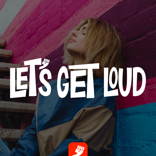 Climate design with the title 'Climate IRA Campaign: Let's Get Loud'