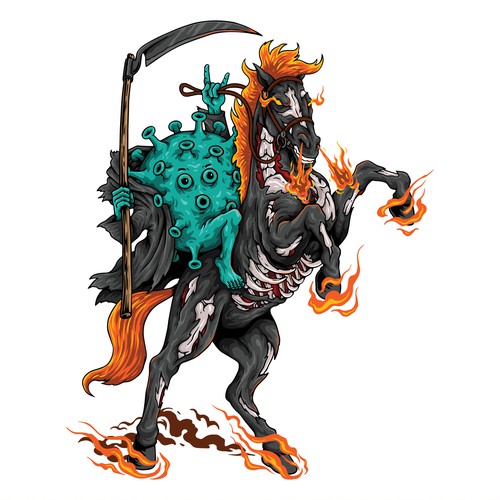 Book cover artwork with the title 'Apocalypse'