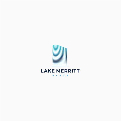 Real estate logo with the title 'lake merrit'
