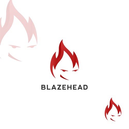 Head logo with the title 'Blaze Head'