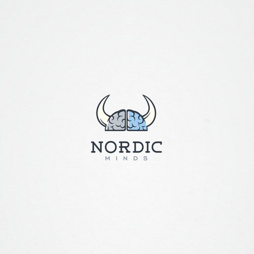 Nordic design with the title 'Clean nordic logo'
