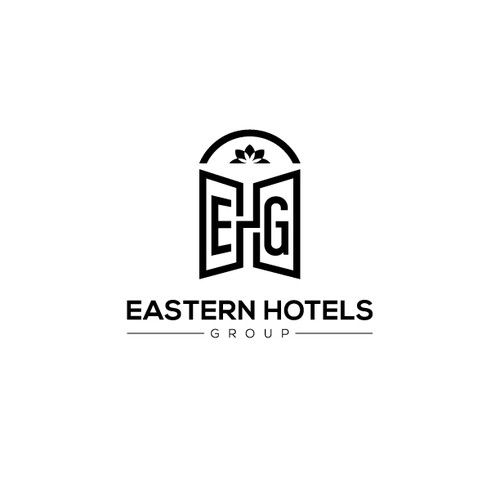 Hotel design with the title 'hotel logo'