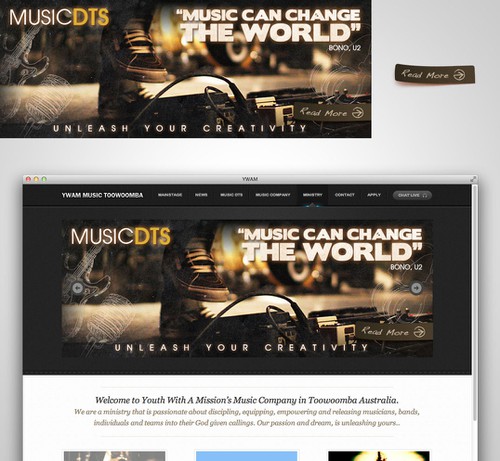 Shoe design with the title 'MSIC DTS banner'