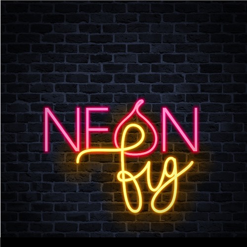 Neon logo with the title 'Eye catching hip new restaurant logo needed! Potential for multiple projects'
