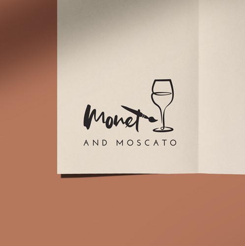 Art gallery design with the title 'Bold, sketch-like logo design for an art studio'