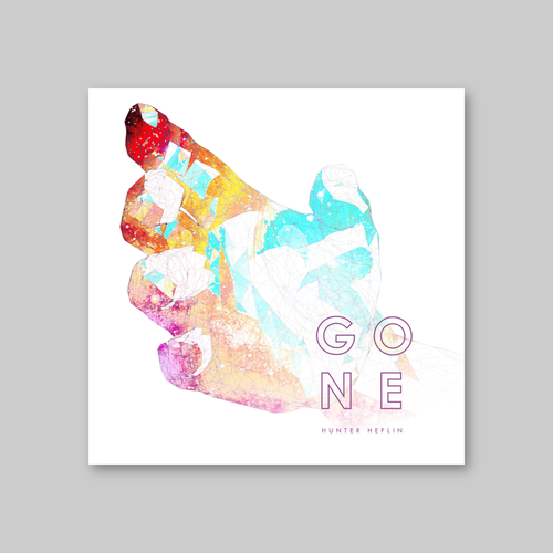 Single cover artwork with the title 'Vibrant album cover'