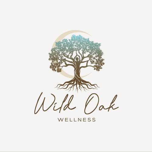 Pilates logo with the title 'Wild Oak Wellness'