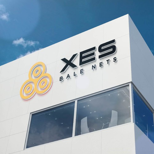 Trendy design with the title 'Modern logo for the bale net company'