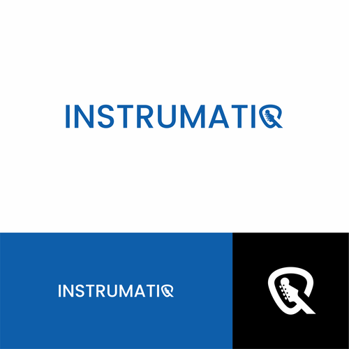 Guitarist logo with the title 'Guitar Equipment Logo '