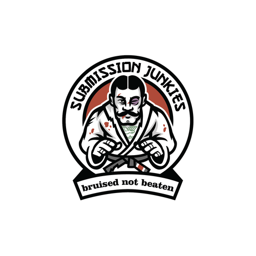 Sports design with the title 'Bold Character logo for Jiu Jitsu Club'